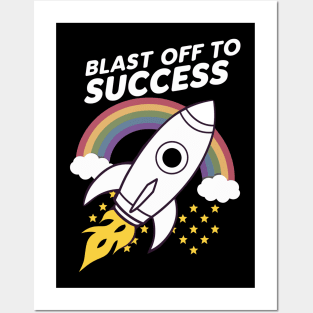 You are unstoppable Like A Rocket! Posters and Art